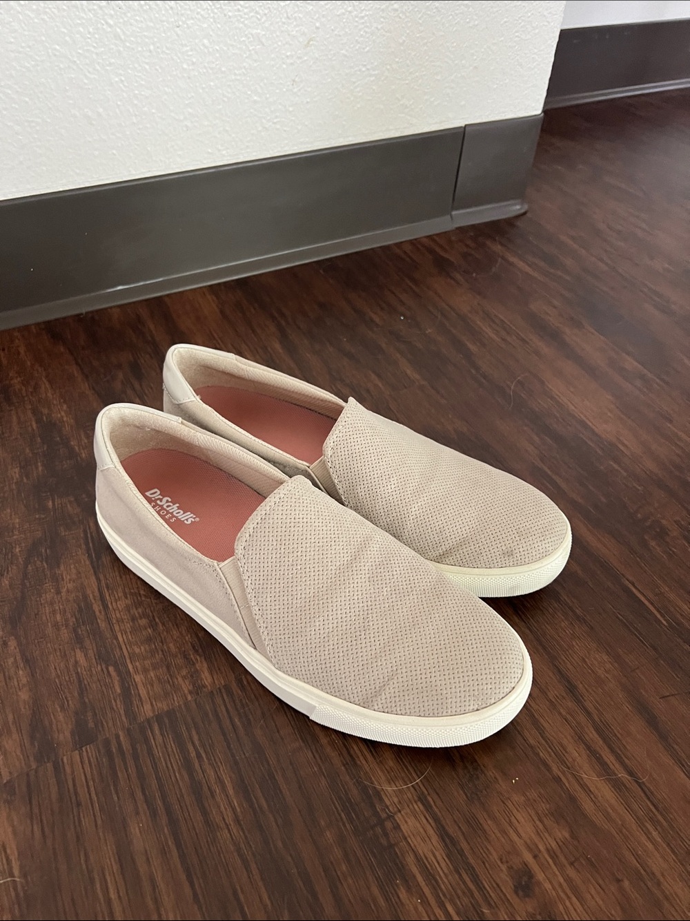 Dr. Scholl's Taupe Slip-On Sneakers